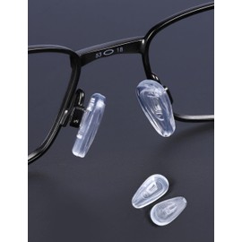 Tolaxy 5 Pairs Upgraded Black Replacement Nose Pieces for Maui Jim Baby Beach/Kahuna/Kawika/Wiki Wiki, for Oakley WireTap/Whisker/Crosshair 1.0/2.0 Sunglasses, Anti-Slip, Push-in Nose Pads