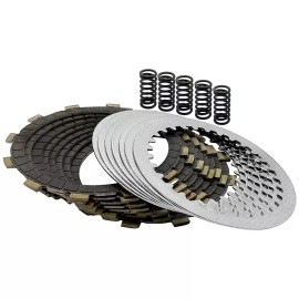 JINFANNIBI Clutch Plates Kit Heavy Duty Springs & Cover Gasket for Kawasaki KX250 1992-2007