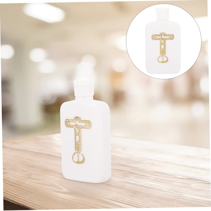 Ipetboom Refillable Holy Water Bottle Elegant Christian Religious Blessing Water