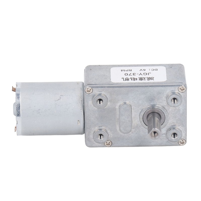 Double Shaft DC Gear Motor 25kg.cm 12mm Self Locking Reversible