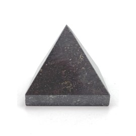 GEMSCITE Larvikite Pyramid Crystal Healing Stones - 2" Great Pyramid Figurine of Natural Stone Pyramid for Meditation, Reiki, Chakra Balancing, Crystal Pyramids Handcrafted
