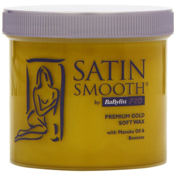 Babyliss Pro Satin Smooth Gold Wax - Manuka Oil/Beeswax 425g