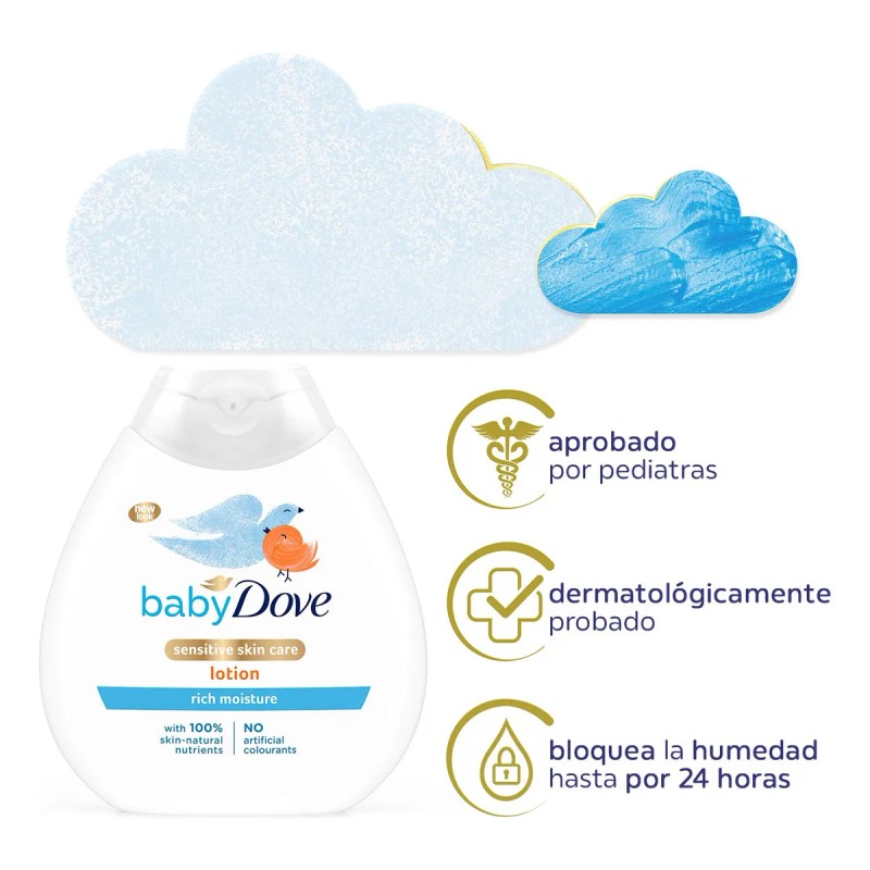 Baby Dove Crema Corporal Humectación Enriquecida 200 Ml