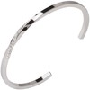 Dorriss Cuff Bracelet for Women Thin Open Silver Adjustable Oval