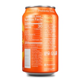 Poppi Sparkling Prebiotic Soda Beverage with Apple Cider Vinegar, Seltzer Water and Fruit Juice, Orange Flavor, 12 oz, Pack of 12, Packaging May Vary