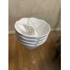 Tommy Bahama White MELAMINE Appetizer Bowls Set /4 - Scalloped
