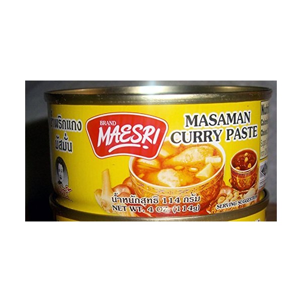 Thai Massaman Curry Maesri 6 Packs (4 Oz. X 6) มัสมั่น