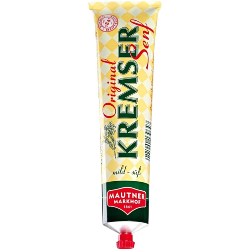 4x200g Kremser Mustard and Tarragon Mustard, Mautner / Austria