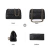 Gladdon Multi Pocket Shoulder Satchel Bag for Women Diamond Pattern