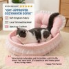 Plush Cat Bed for Indoor Lounging – Soft Oval Pet