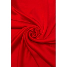 GFM® 100% Silk Scarf Shawl - for Evening Wedding Bridesmaids (Vibrant Red)(SCF-88-SLK100-VLL)