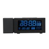 Alarm Clock Sound Light Multifunctional Digital for Household Color Night