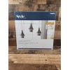 Style Selections 11.8-in Brushed Nickel Mini Pendant