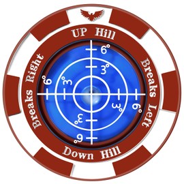 Yobbai SlopeVision Pro Golf Green Reader with Hat Clip, Horizontal Bubble Level & Golf Ball Marker – High Precision Green Reading Aid, Ideal Golf Gift for Men & Women