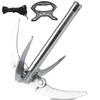 Molbory 4 Hooks Grappling Hooks with 20 m Rope and