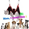 Cat Grooming Hammock Harness for Small Dogs,Pet Hammock Restraint Bag,Dog