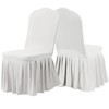 Dimatic Dining Room Chair Covers Set of 2, Stretch Parsons