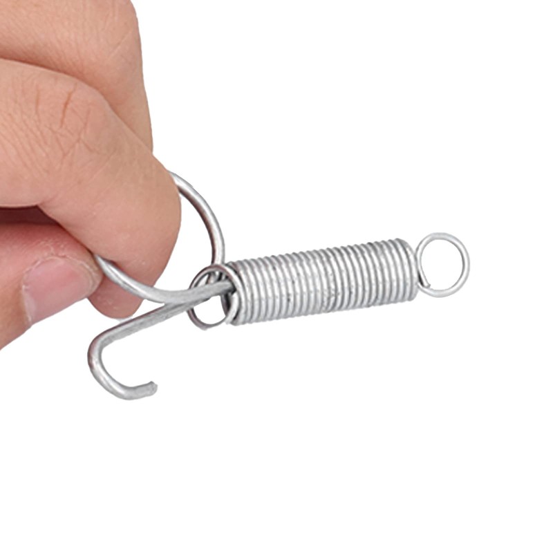 Haofy Pack of 20 Multifunctional Cage Door Spring Hooks Metal