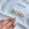 Heart Starlight Nail Tips - Long Point / 하트별빛 네일팁