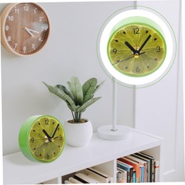 BIUDECO Elegant Fruit Design Clock Magnetic Sticker Wall Clock for Sleep Training