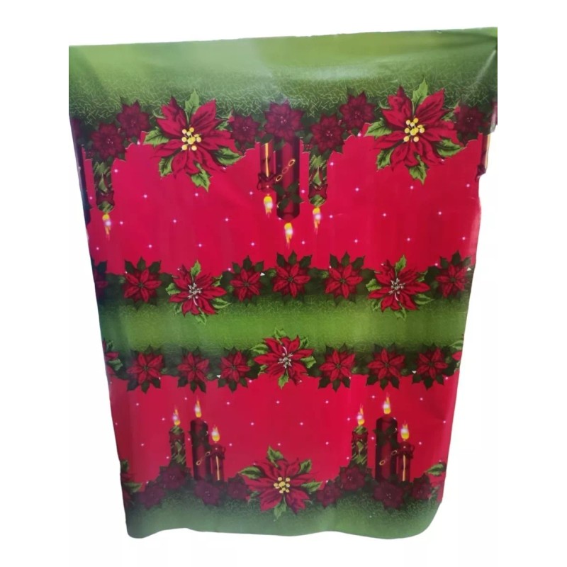 Naliplastic 5 Mts Mantel Navideño Diseños A Elegir Facturamos 1.4mt