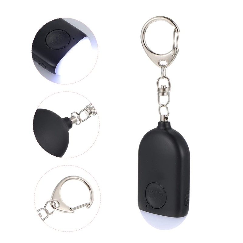 KICHOUSE Alarm Security Torch Whistle Keychain Alarm for Women Outdoor