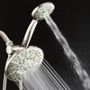AquaDance Antimicrobial/Anti-Clog High-Pressure 30-setting Rainfall Shower Combo, Microban Nozzle Protection