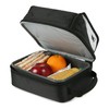 Arctic Zone Expandable HardBody Lunch Box, Black/White | Insulated Upright