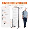 2 Pack 67x48 In Commercial Wire Grid Panel Display T