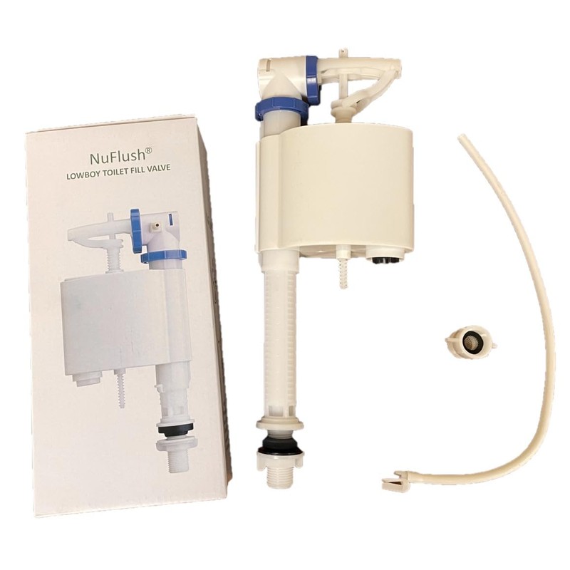 Lowboy Toilet Fill Valve for Short Toilet Tanks by NuFlush