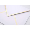 A7 Envelopes - V Flap Foil Border Luxury Mailing Envelopes