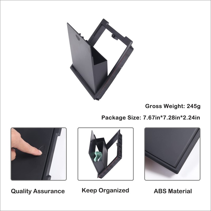 Car Armrest Hidden Storage Box Compatible with Toyota Tacoma 2016-2023