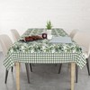 Plaid Olive Patterned Easter Tablecloth One Piece 60x86