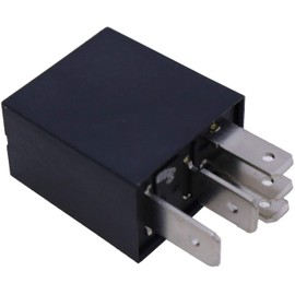DVPARTS Black Relay Compatible with Hella 4RD931524-02, 4RD 931 524-02, HL87416, Tyco VFM-15F41-S01, 4RD931524-02, AZ988-1CT-12DC1R, 4RD 931 524-02