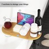 Bathtub Tray, 3 Layer Bathtub Tray Table with Adjustable Height,