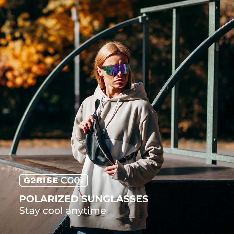 G2RISE CG01 Baseball Sunglasses for Youth Men Women - Polarized