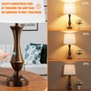 Touch Lamps for Bedrooms Set of 2 - Nightstand Table