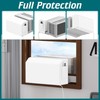 Daisypower Indoor Air Conditioner Cover for U-Shaped Window AC Units,