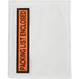AVG Packaging Supplies Clear Packing List Envelopes (4.5" x 5.5") – Adhesive Packing Slip for Invoice – Label Protector Sleeves for Shipping (3,000ct)