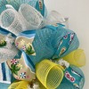 Sip Back And Relax Handmade Deco Mesh Summer Wreath