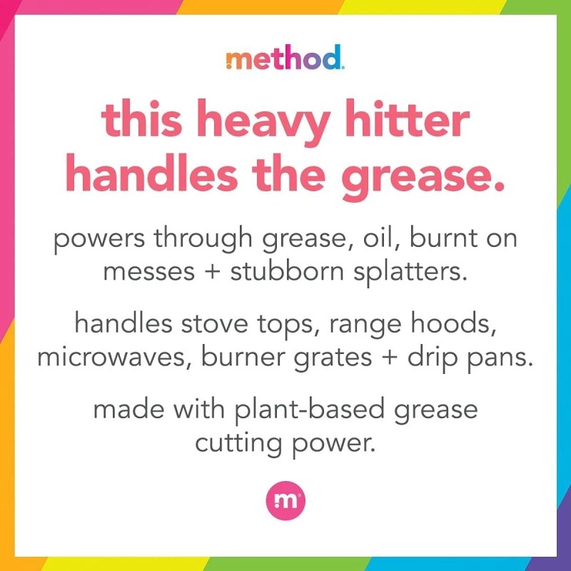 Method Heavy Duty Degreaser, Lemongrass Scent, Oven Cleaner & Stove