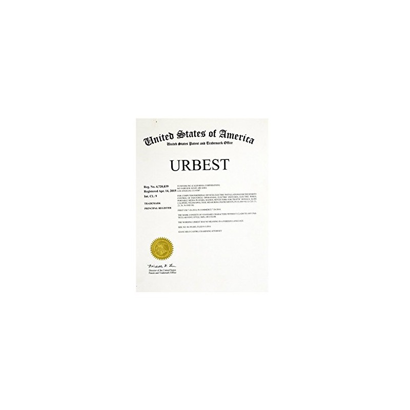 Drawer Slides, URBEST 9 Inch Full Extension 3 Section Ball