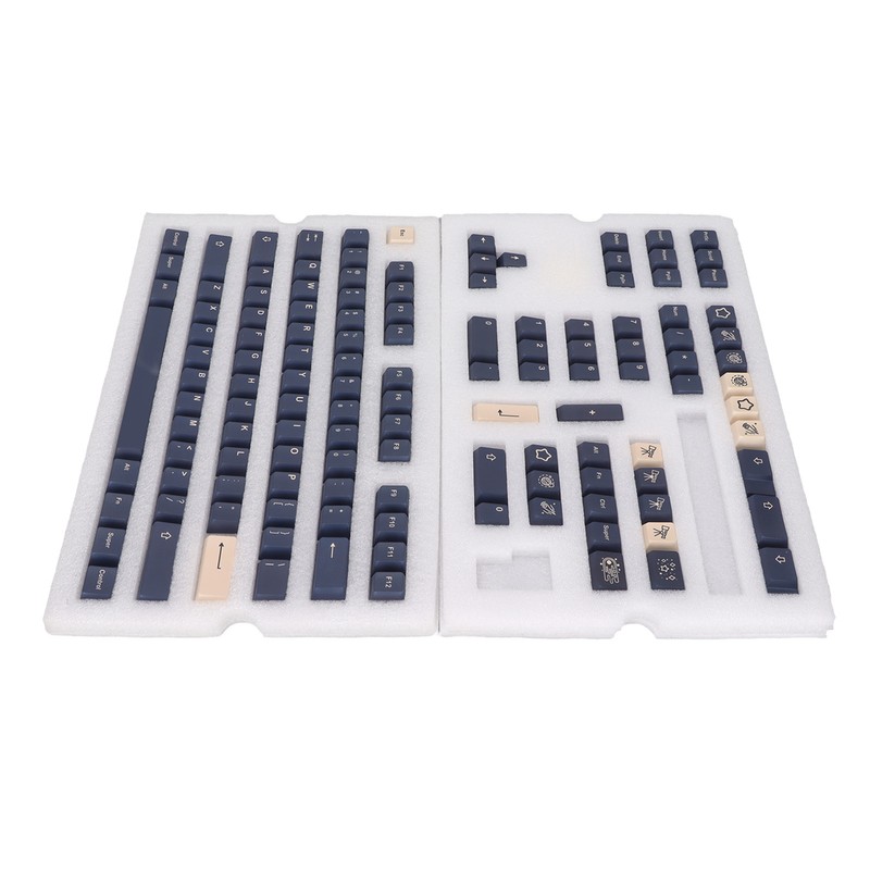 Mechanical Keyboard Keycap 128 Key PBT Keycap Set Contrasting Colors
