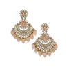 I Jewels 18K Gold Plated Traditional Meenakari Kundan & Stone