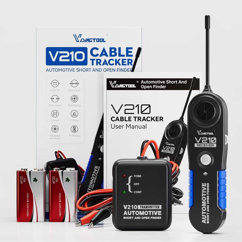 VDIAGTOOL V210 Wire Tracer Electrical Automotive Open & Short Finder