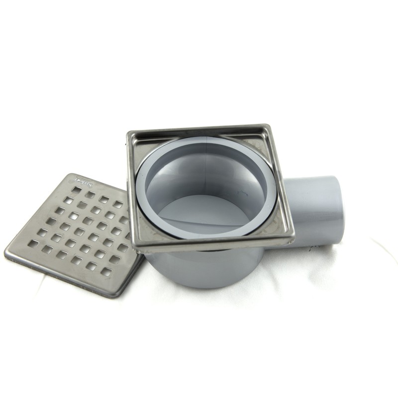 Floor Drain Shower Drain 100 x 100 mm Diameter 50