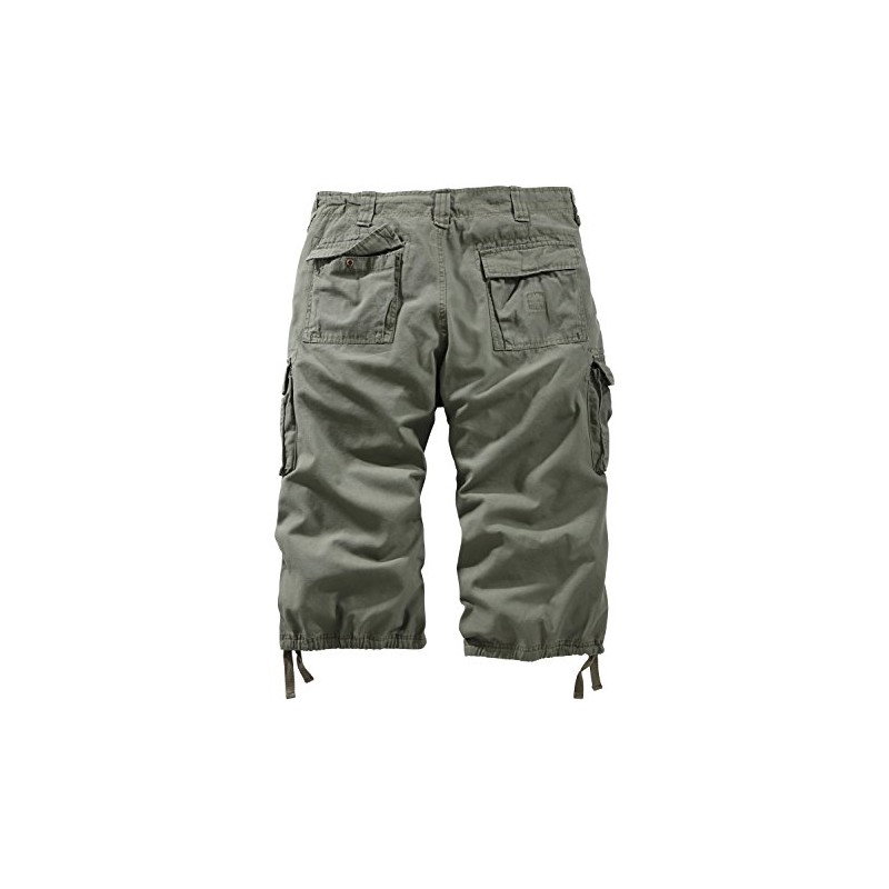 Surplus Trooper Legend 3/4 Mens Cargo Shorts, Olive, M