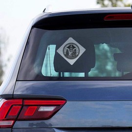 'Pirate Ships & Skull' Suction Cup Car Window Sign (CG00022668)