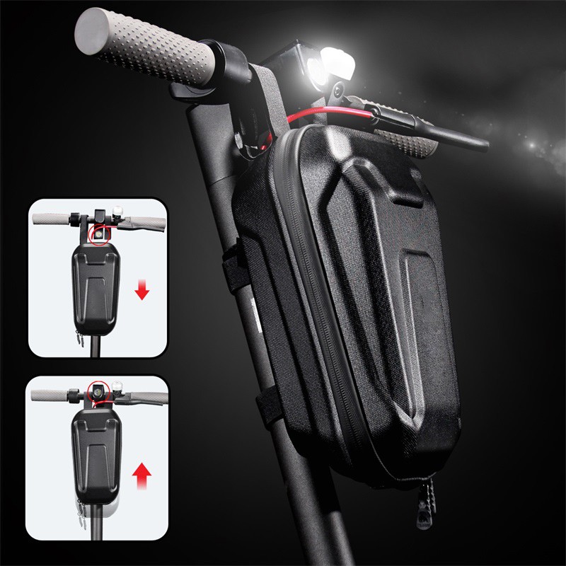 Handlebar Hanging Bag EVA and PU Hard Shell Waterproof Electric