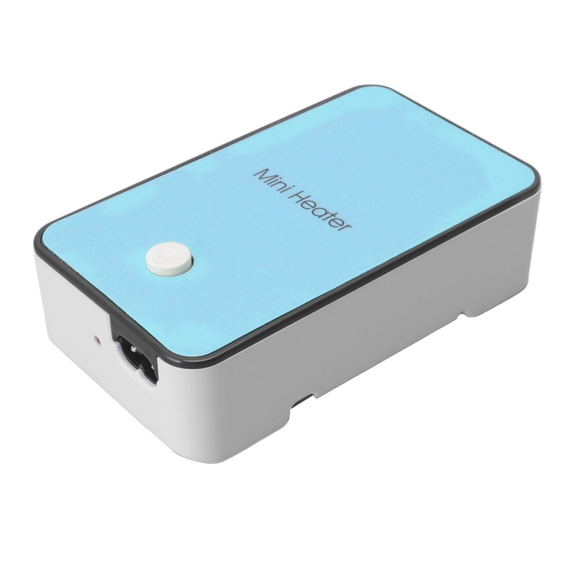 Mini Heater Fast Heating Low Noise Miniwatt Blue Portable Desk